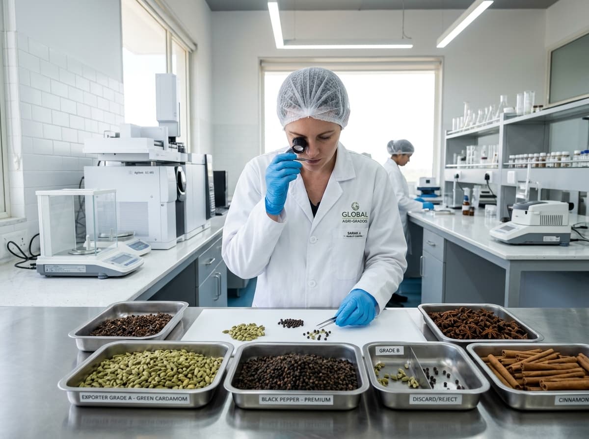Certified Quality Inspection & Grading of Indian Agro Export Products